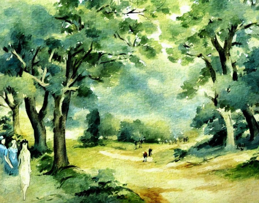 Affiches sur toile Woodland Grove été décoration murale salon 58x90cm
