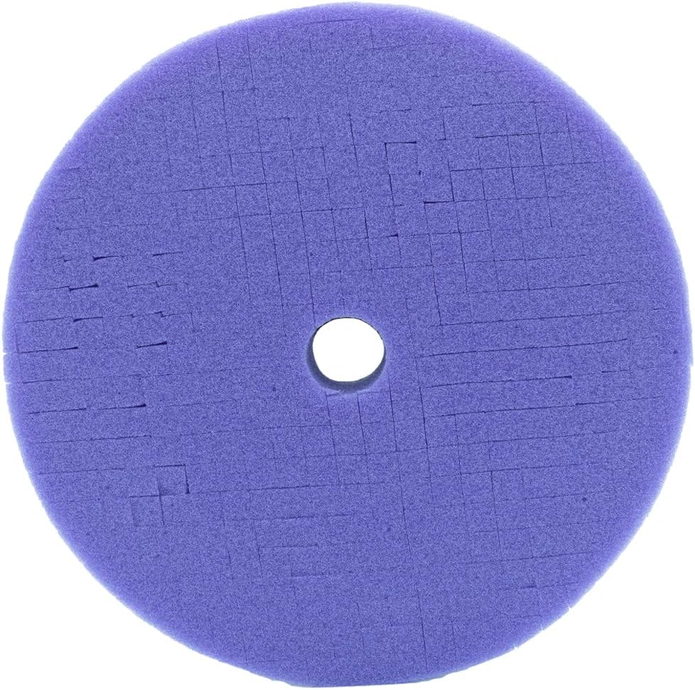3D Light Purple Foam Polishing Pad | Professional Grade Foam for Polish, Glaze, Wax | Maximizes Paint Gloss | Car Care Detailing | 6.5” Round