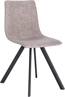 La Silla Española Cervera Silla, Telas, Gris Piedra/visón, 42cm (Ancho) x 52cm (Fondo) x 81,5cm (Alto)