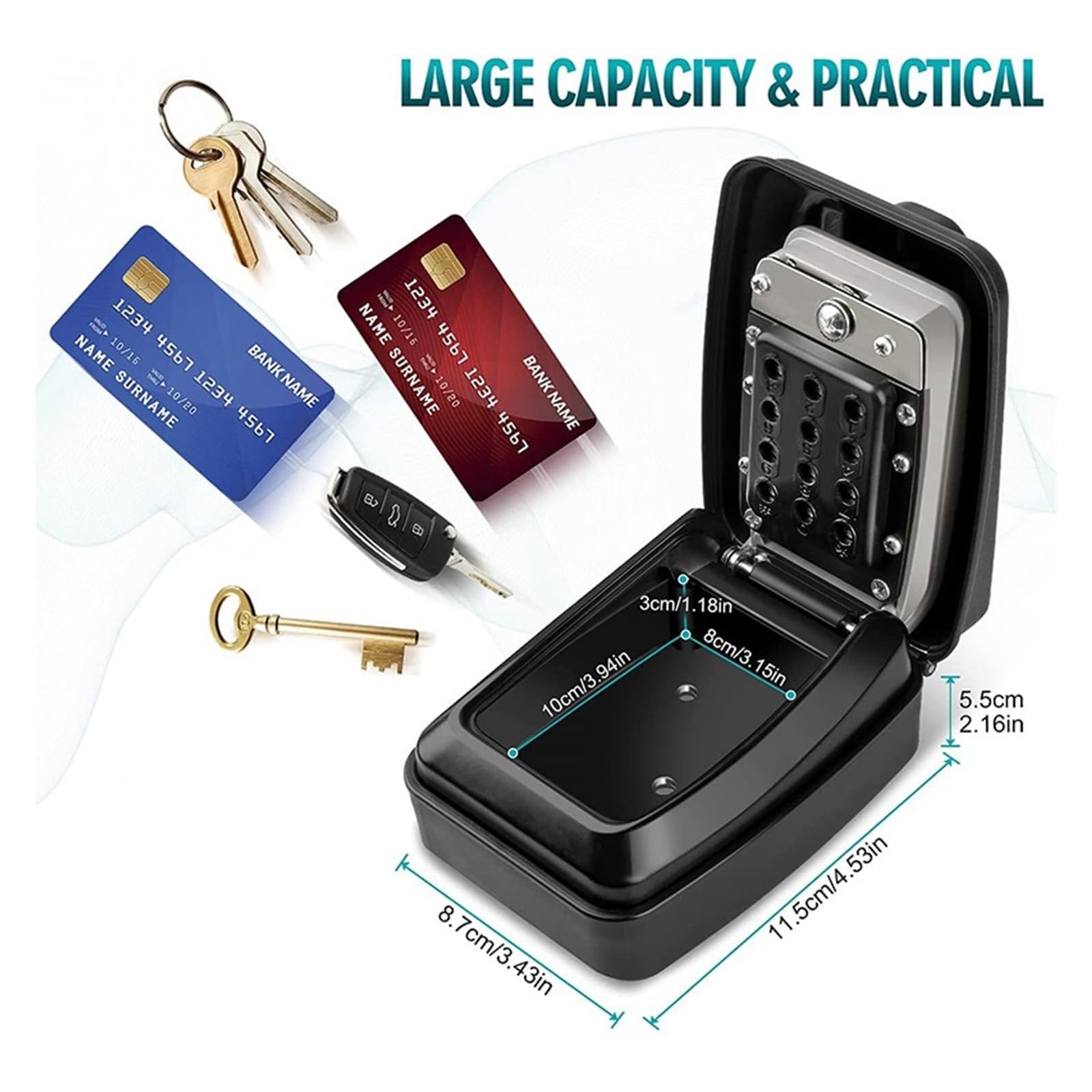 Cajas De Llaves Leroy Merlin NEWIROVE Pared Exterior Caja Fuerte