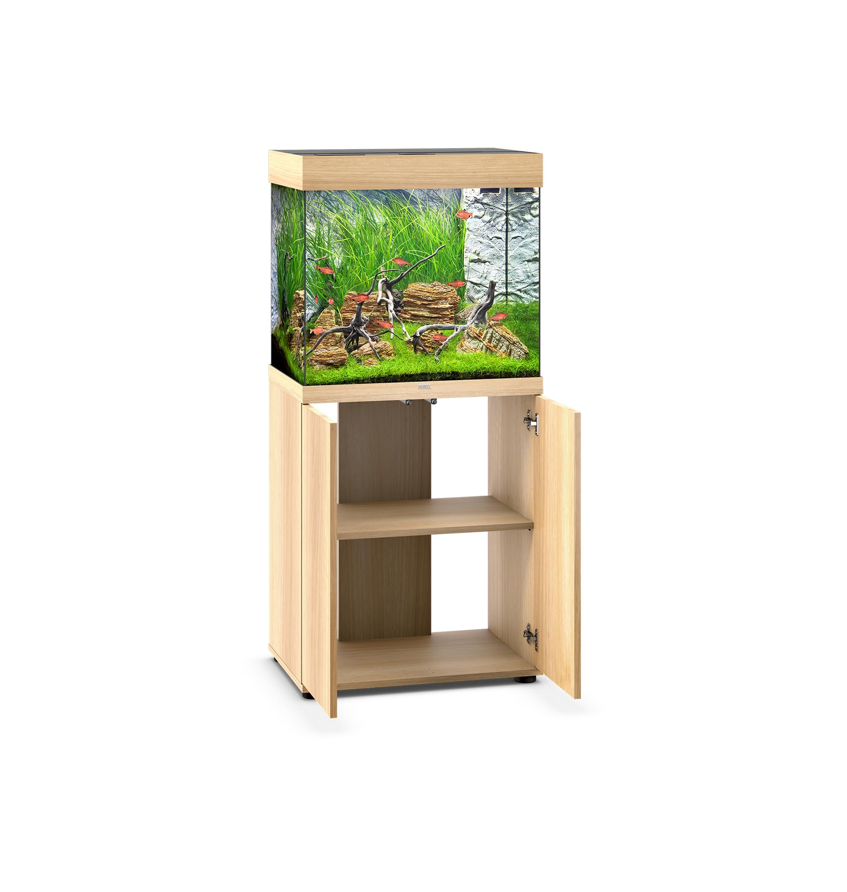 JUWEL Aquarium Lido 120 Kombination helles Holz Premium-Bundle