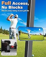 Vista 6 de Soporte magnético para carrito de golf con imanes fuertes y correa de seguridad, doble protección, apto para Magsafe iPhone/Galaxy/Google Pixel