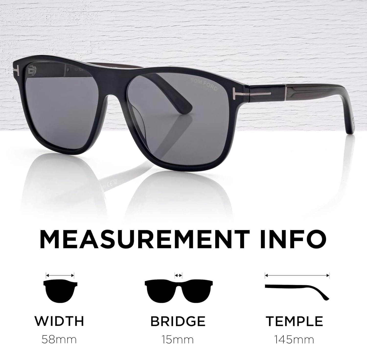 Tom Ford FT1081-N FRANCES Square Shape POLARIZED Sunglasses With Luxury Eyewear Kit - Image 5