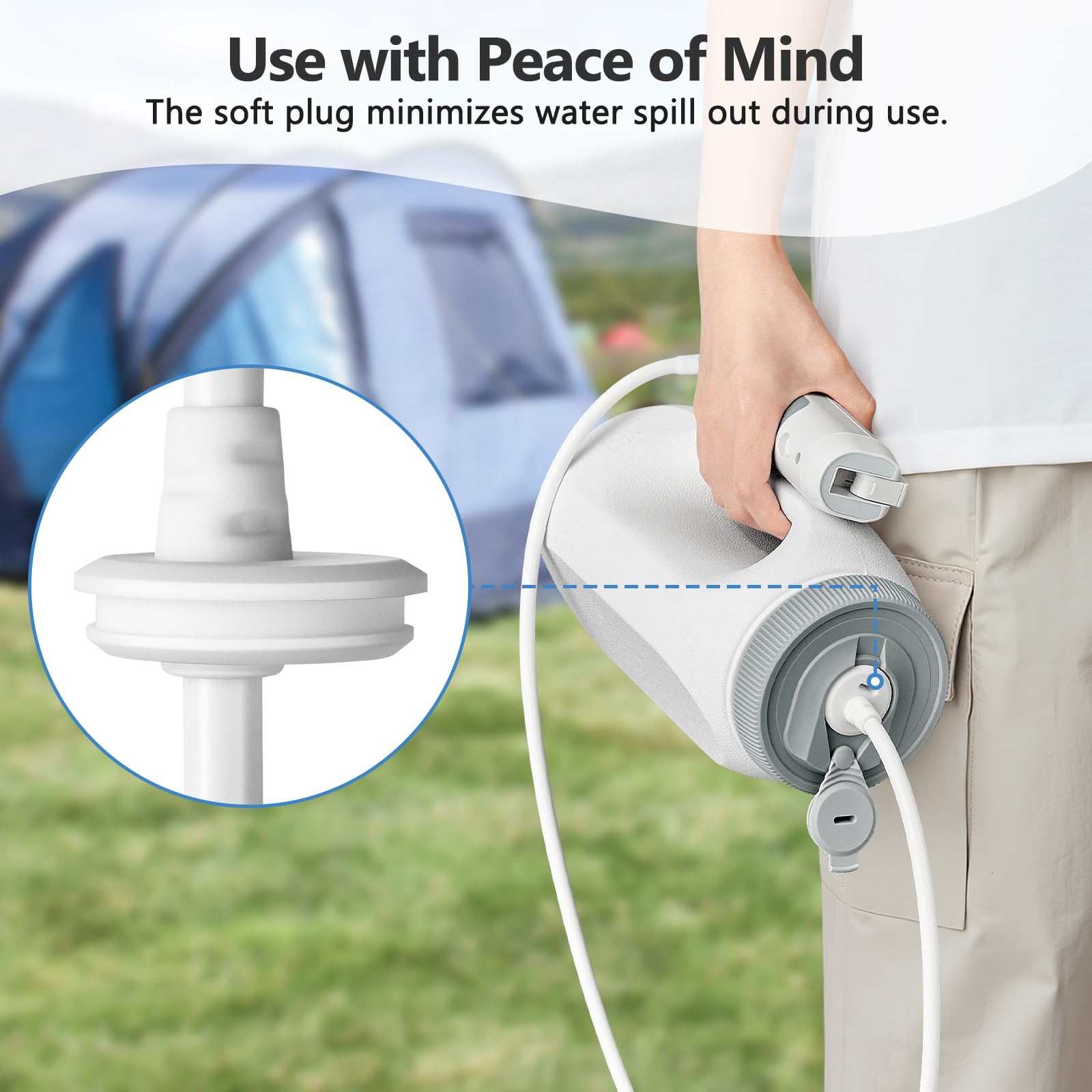 Travel Bidet for Home Hotel use Portable Bidet for Travel with Adjustable High Pressure Flush Angle IPX7 Waterproof — view 6