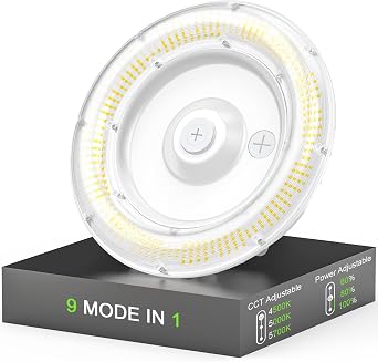 Canopy Lights LED 100W 80W 60W Tunable 4500K 5000K 5700K Selectable with Photocell ETL Listed Round LED Canopy Light Outdoor IP65 Ideal for Garage Carport Gas Station Underpass