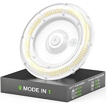 Canopy Lights LED 100W 80W 60W Tunable 4500K 5000K 5700K Selectable with Photocell ETL Listed Round LED Canopy Light Outdoor IP65 Ideal for Garage Carport Gas Station Underpass