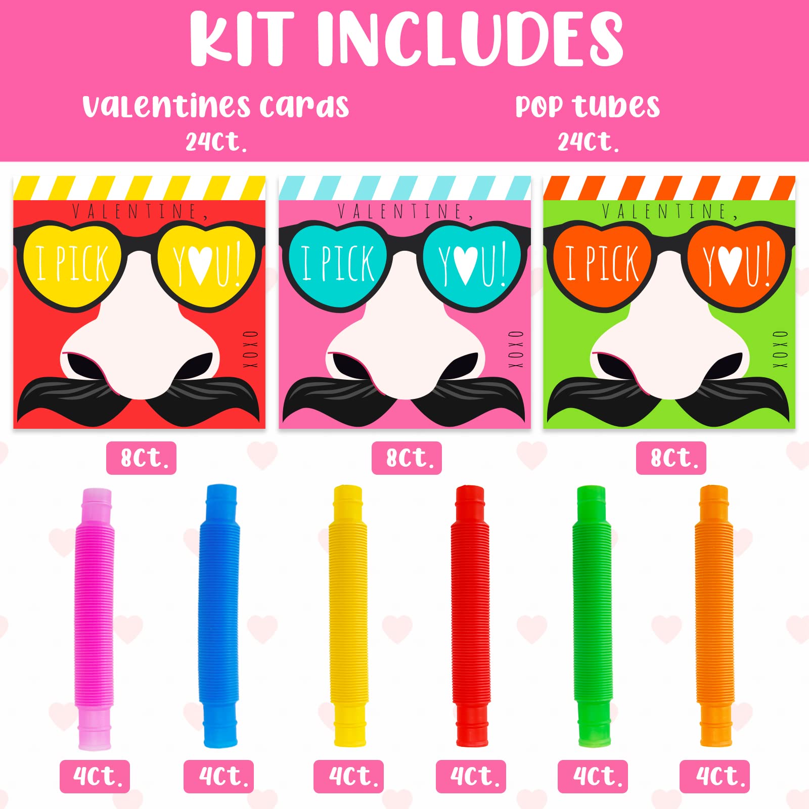 ORIENTAL CHERRY Valentines Day Gifts For Kids - 24 Pack Valentines...