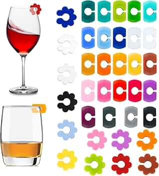 Pennarello per bicchiere da vino in Silicone da 6