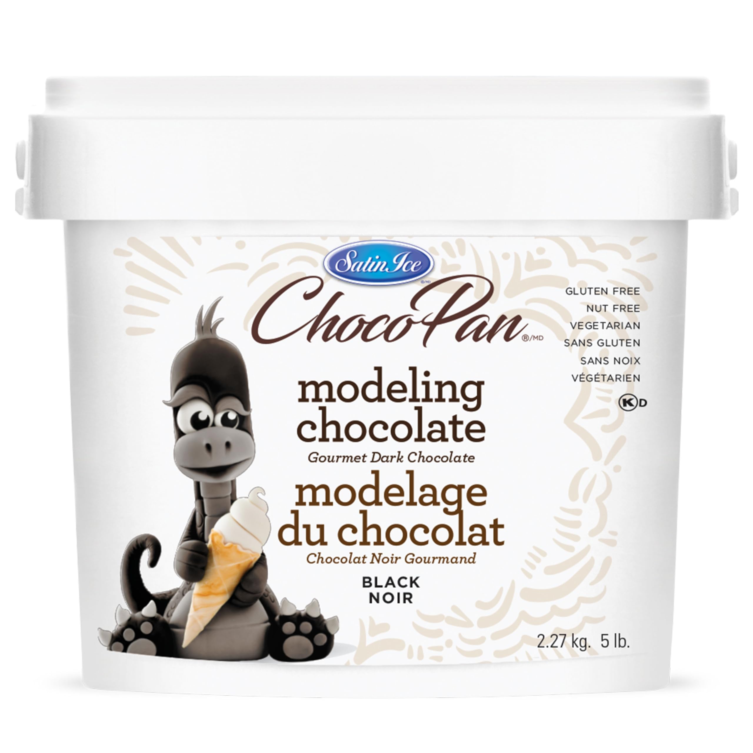 Satin Ice Black Fondant, Vanilla, 1 Kilogram — view 24