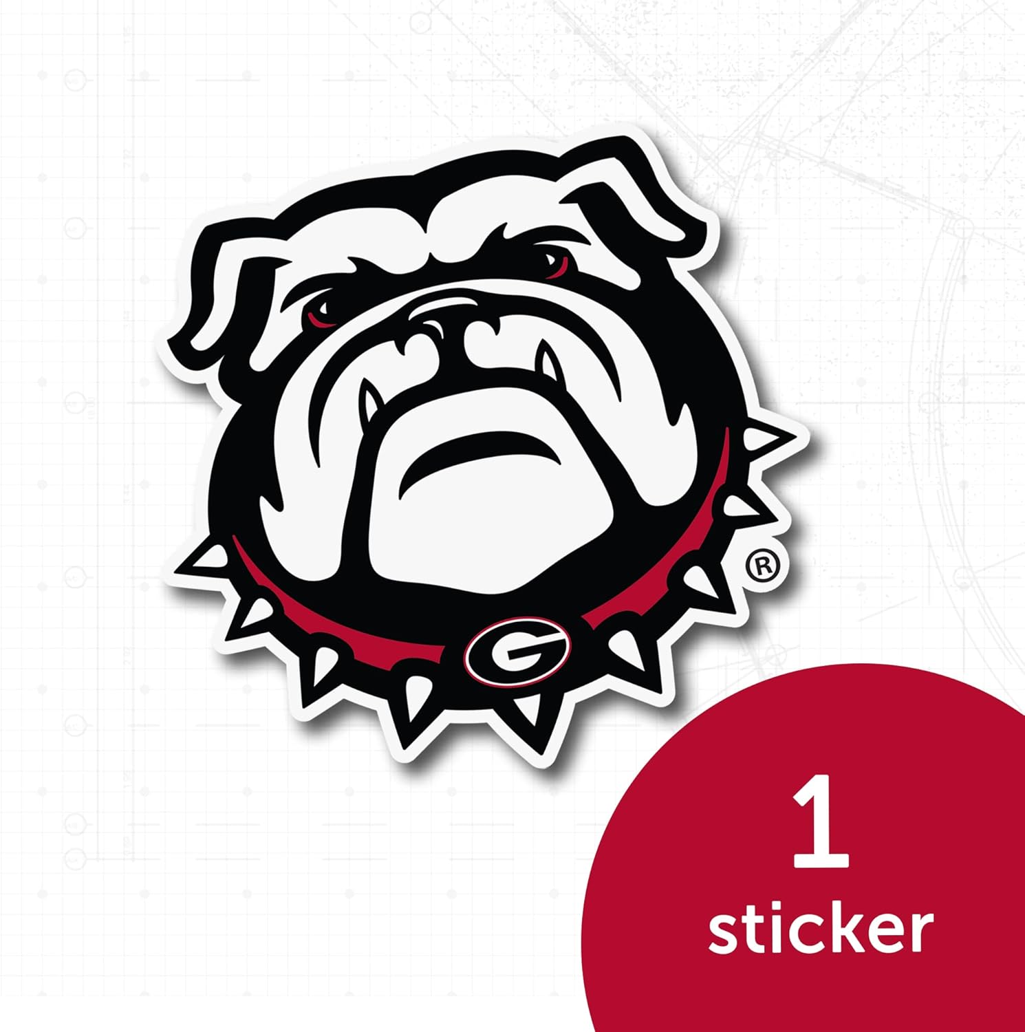 Desert Cactus University of Georgia Bulldogs UGA Dawgs Vinyl Decal Laptop Water Bottle Car Scrapbook Sticker (IND 5) - Image 5
