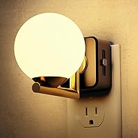 Vista 7 de Luz nocturna para enchufar en la pared, regulable, con sensor crepuscular, 3 colores de luz, blanco suave, blanco frío y ámbar, brillo ajustable