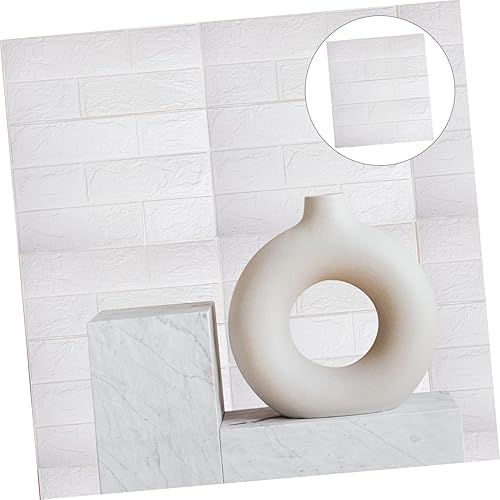 Miniatura 3 de DOITOOL 10 unids 3D estéreo pared pared paneles 3D pegatinas 3D papel de pared 3D imitación ladrillo pared pared pared ladrillo paneles de pared de