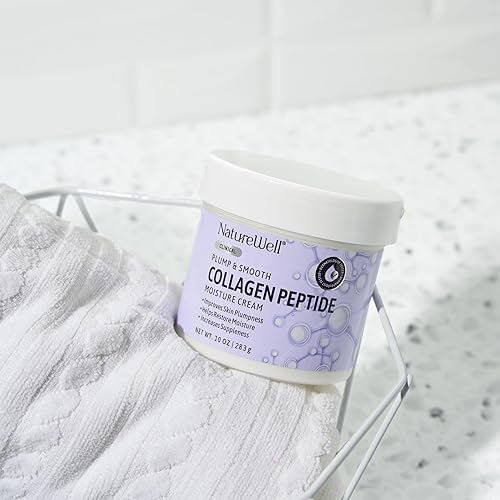 Miniatura 8 de NATURE WELL Clinical Collagen Peptide - Crema hidratante intensa para cara, cuello y cuerpo, antienvejecimiento, hidrata, rellena, restaura la