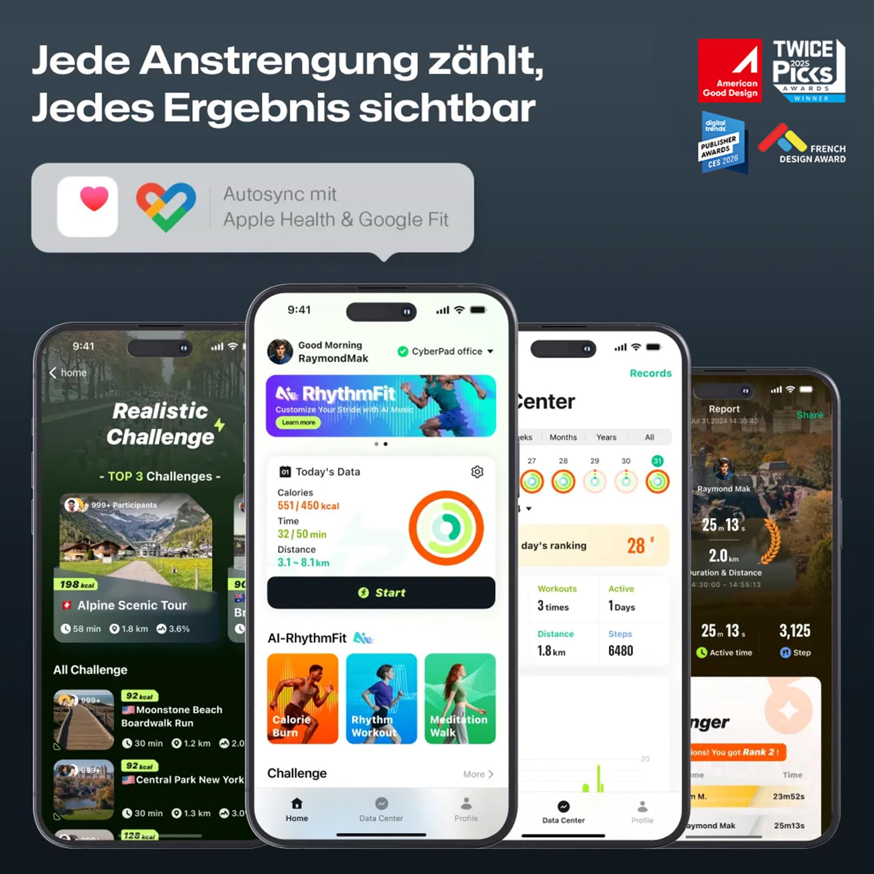 UREVO CyberPad Smart Walking Pad mit 14% Automatik-Steigung, Schlankes Untertisch-Laufband für Fitness im Büro, Leiser Brushless Motor, Großzügige Oberfläche, KI-gestützte App