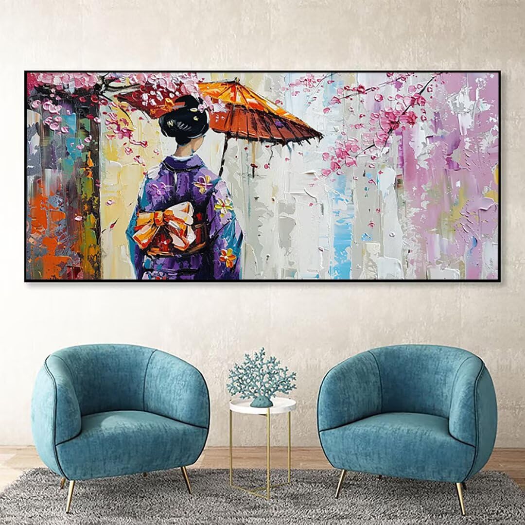 Amazon.co.jp: 数字油画 日本人女性 数字塗り絵 初心者向け DIY paint