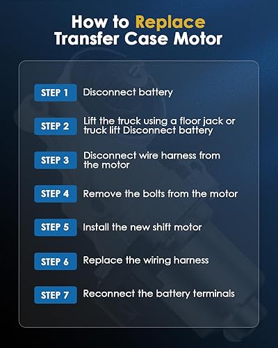 Miniatura 4 de ECCPP Motor de caja de transferencia para 2007 2008 2009 Chrysler Aspen 2007 2008 2009 Dodge Durango 2008 2009 Mitsubishi Raider 2011 Ram Dakota