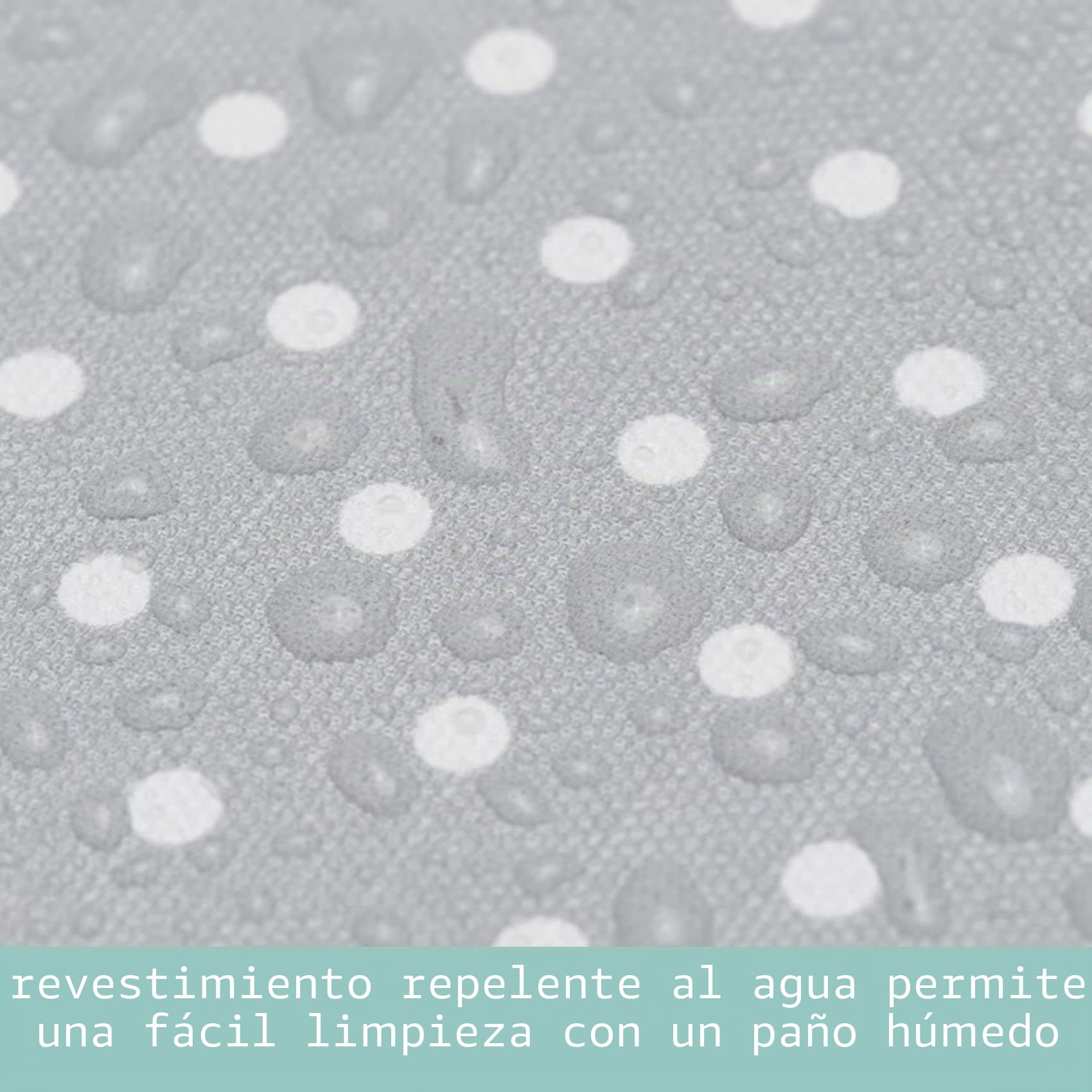 Fillikid Softy - Cambiador (75 x 85 cm), diseño de lunares, color gris