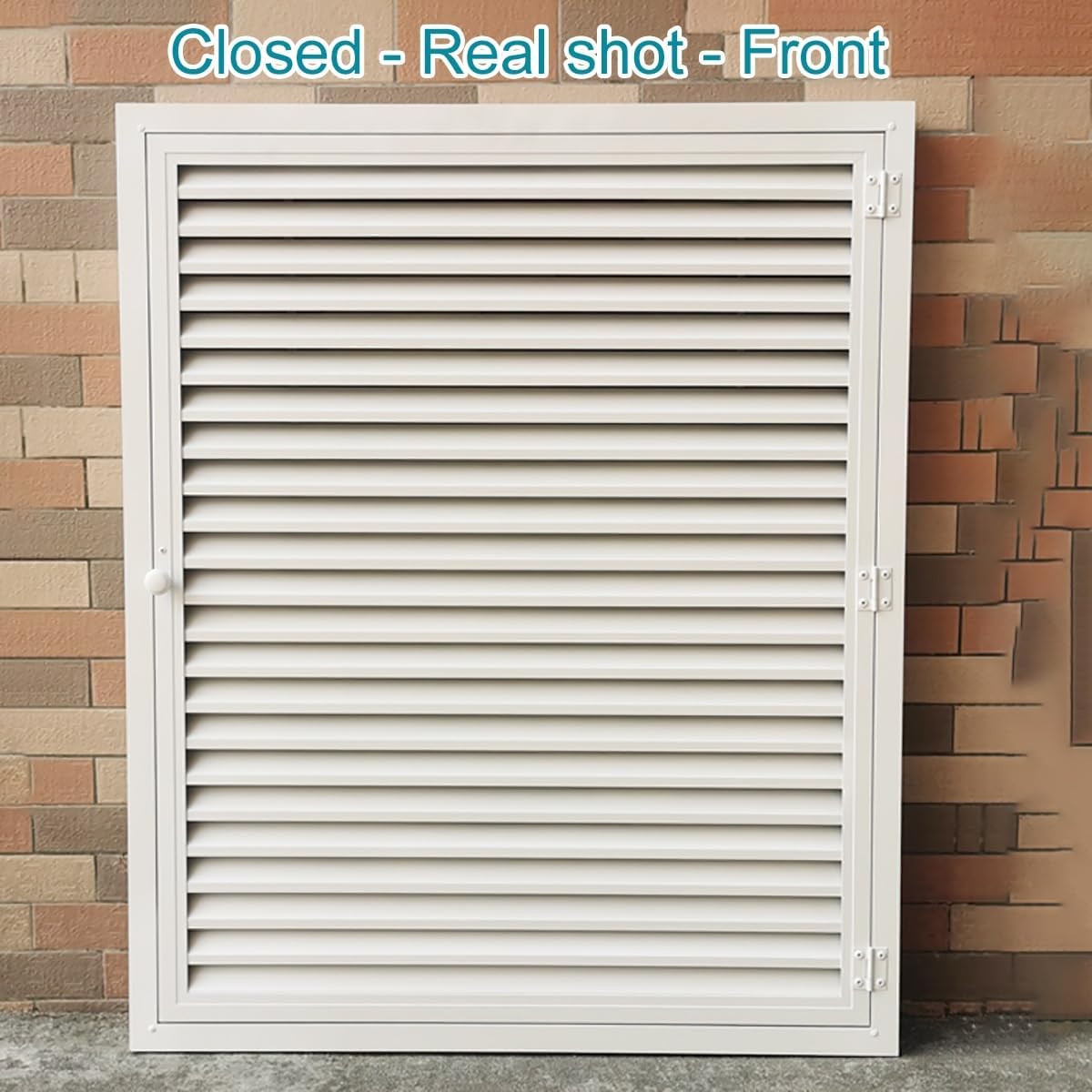 Aluminium Ventilation Access Panel - Flush Mount Wall Hatch Door with Rounded Handle, 70x90cm (27.6x35.4in) for Indoor/Outdoor Easy Inspection and Ventilation