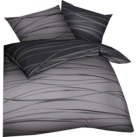 Kaeppel Mako Satin Bettwäsche mit Reißverschluss 135x200 80x80 cm (584