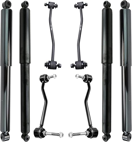 Miniatura 76 de Detroit Axle - Amortiguadores traseros para Chevrolet Equinox GMC Terrain Pontiac Torrent Saturn Vue Suzuki XL-7, 2 Amortiguadores traseros