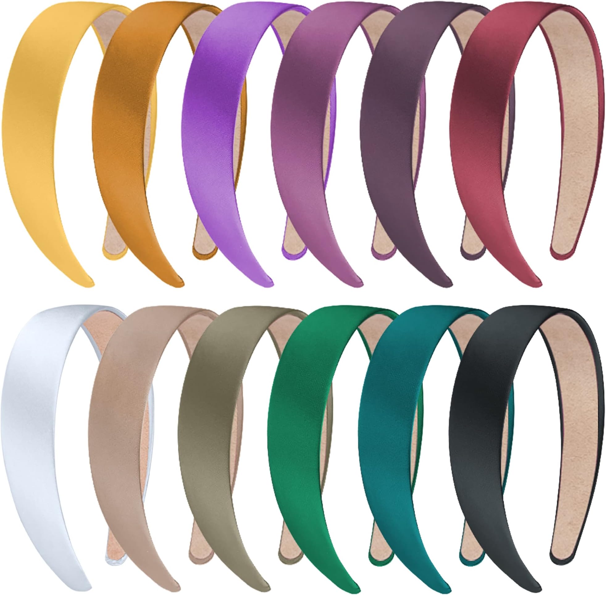 SIQUK12 Pcs Stirnband Damen Haarreifen Knoten Haarreif Kopfband Haarband