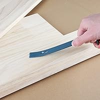 Vista 4 de 2 barras de palanca plana de 7-1/4 pulgadas y 9-1/4, extractor de uñas de lágrima, acero de alto carbono, gris