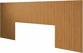 Cabeceira Ripada para Cama Casal, Queen e King em MDF 253x106cm Autoadesiva - LH Móveis
