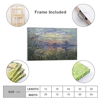 ★ ❣️送料無料❣️MONET ポスター Amazon.co.jp: Claude Monetクロード・モネ画家の作品「サン