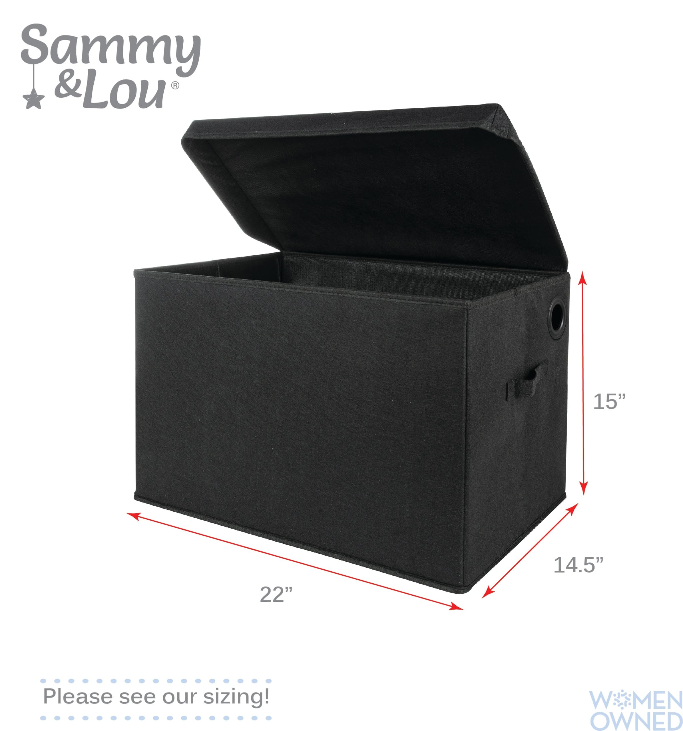 Amazon.com: Sammy & Lou Collapsible Felt Soft Toy Box Toy Chest