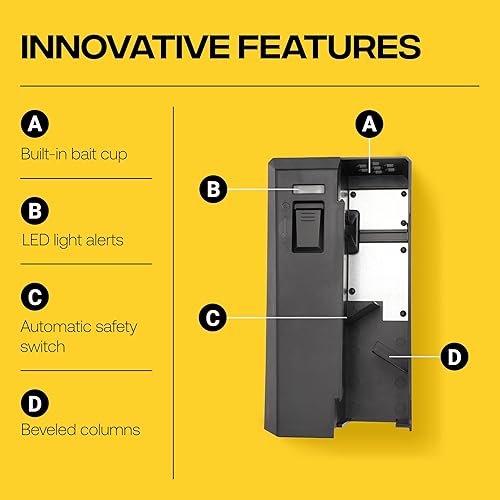 Miniatura 11 de Victor, M250BSR-2 - Trampa electrónica humana para ratones para interiores, Trampa electrónica para ratones sin tocar y sin ver, 2 unidades