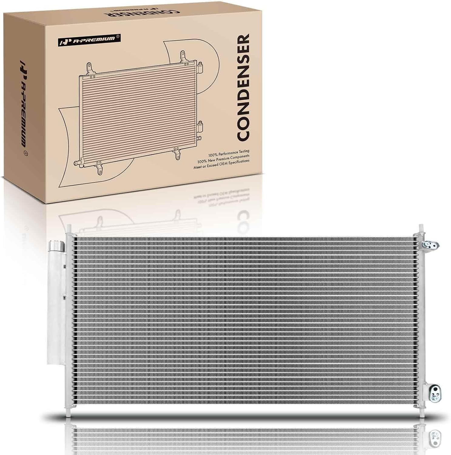 A-Premium Air Conditioning A/C Condenser Compatible with Acura TSX 2004-2008 L4 2.4L