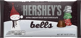 Holiday Extra Creamy Solid Milk Chocolate Bells, 10 Ounce
