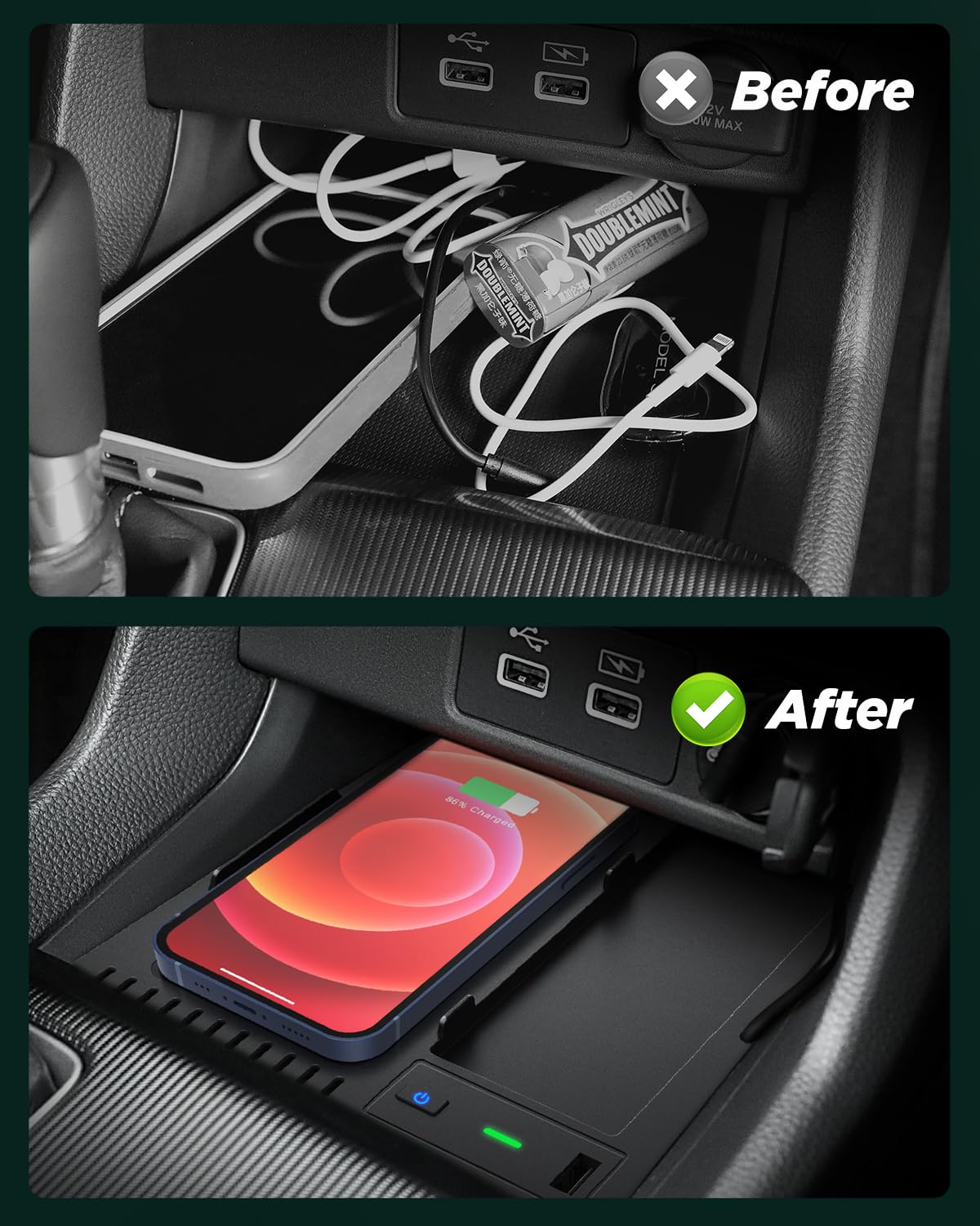 Charging Port 2017 Honda Civic Phone Charger CarQiWireless