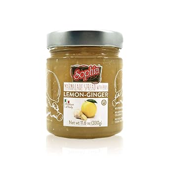Sophia Fruit Spread - Lemon Ginger Preserves 11.6oz 4-pack