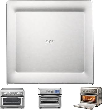 GXF Air Fryer Toaster Oven Accessories, 12.411.4 0.8 Replacement Crumb Tray Drip Tray for Cuisinart TOA-60 TOA-65 TOA-70 Convection Toaster Oven Airfryer