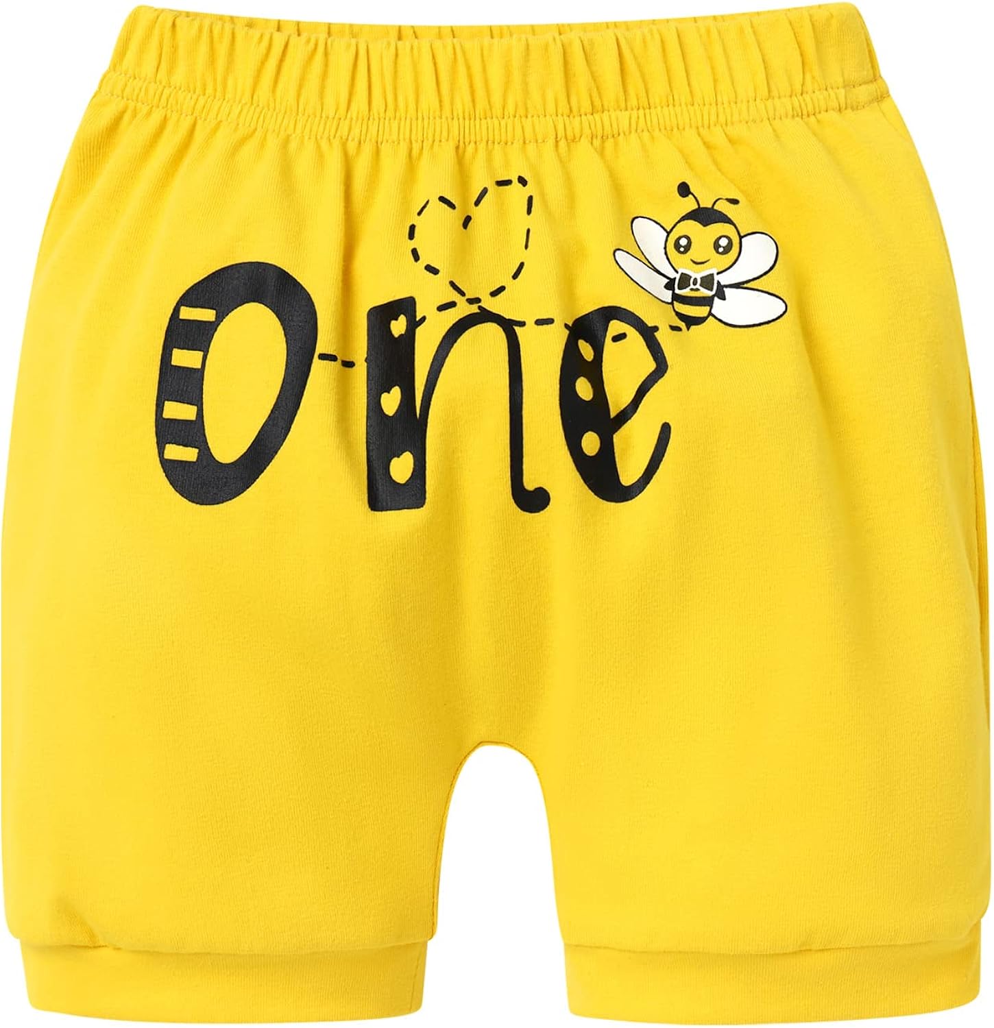 Miniatura 5 de IBTOM CASTLE It's My 1st Bee Day Baby Boy One Birthday - Mameluco con lazo para tartas, pantalones con tirantes y sesión de fotos