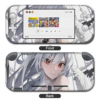 Nintendo Switch lite グレー（ホワイトのスキンシール） Solid State White - Nintendo Switch Lite Skin
