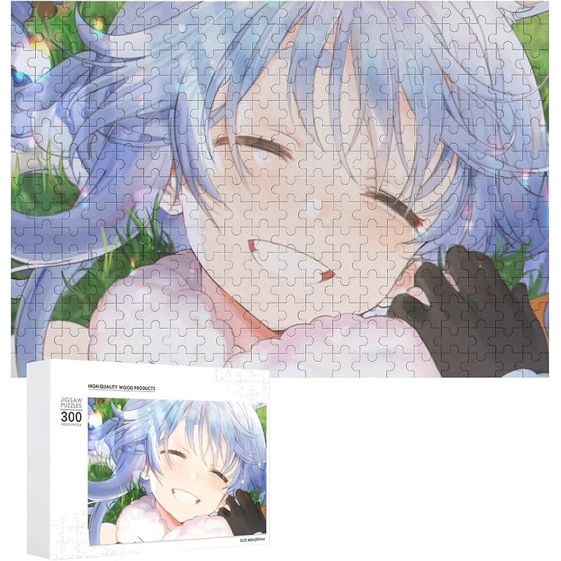 おもちゃ ユナイテッドトウキョウ おしゃれアニメ柄 兎田ぺこら パズル 300 500 1000ピース ジグソーパズル 天然素材 100 木製 大人向け 脳力開発 集中力鍛錬 暇つぶし ストレス解消 壁掛け キャラクター 漫画 周辺 絵画 萌えグッズ 健康的素材で安全安心 300 Pcs