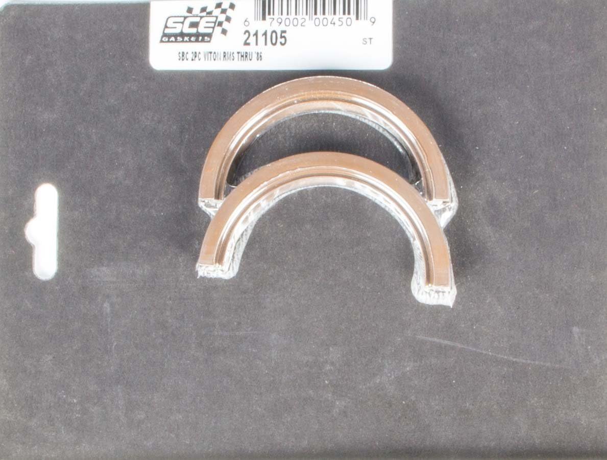 SCE Gaskets SCE Gasket 21105 Viton Rear Main Seal - 2 Piece