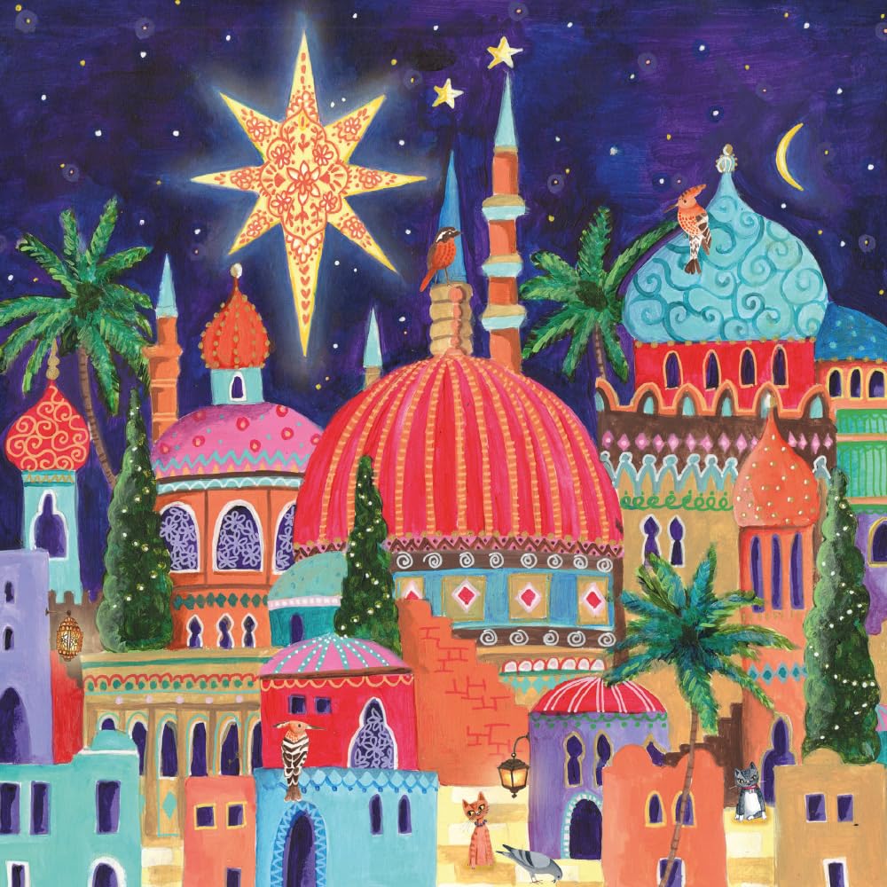 Museums & Galleries Charity Christmas Cards - Star of Bethlehem - Eco-Friendly and Recyclable - Pack of 5 Cards