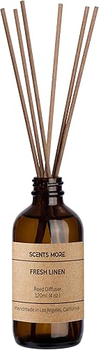 Miniatura 17 de Juego de difusor de varillas | Varillas difusoras de varillas perfumadas de lima coco y verbena, difusor de aroma mejorado de 4 onzas, aceite de