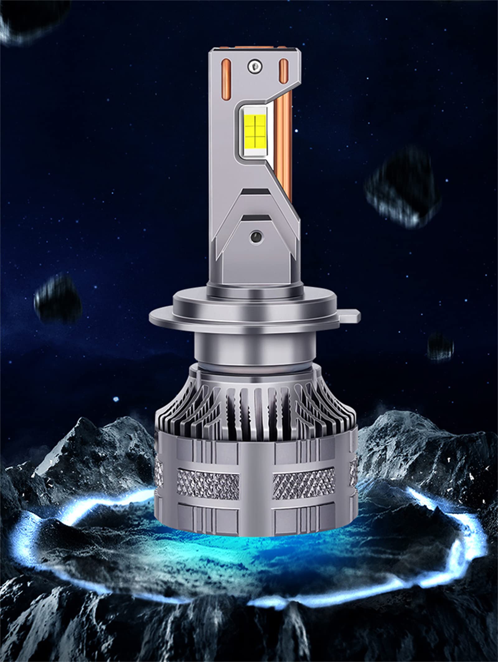 Bombillas LED Para Faros Delanteros, 130 W, 39800 Lúmenes, Kit De Conversión De Faros LED Superbrillantes, 6000 K, Blanco Frío, IP68 A Prueba De Agua, Paquete De 2,H4