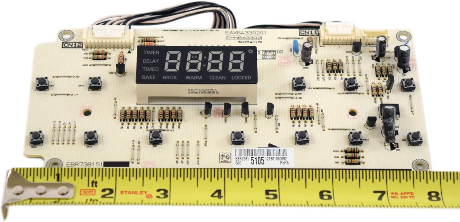 Lg EBR73815105 Range Oven Control Board Genuine Original Equipment Manufacturer (OEM) Part
