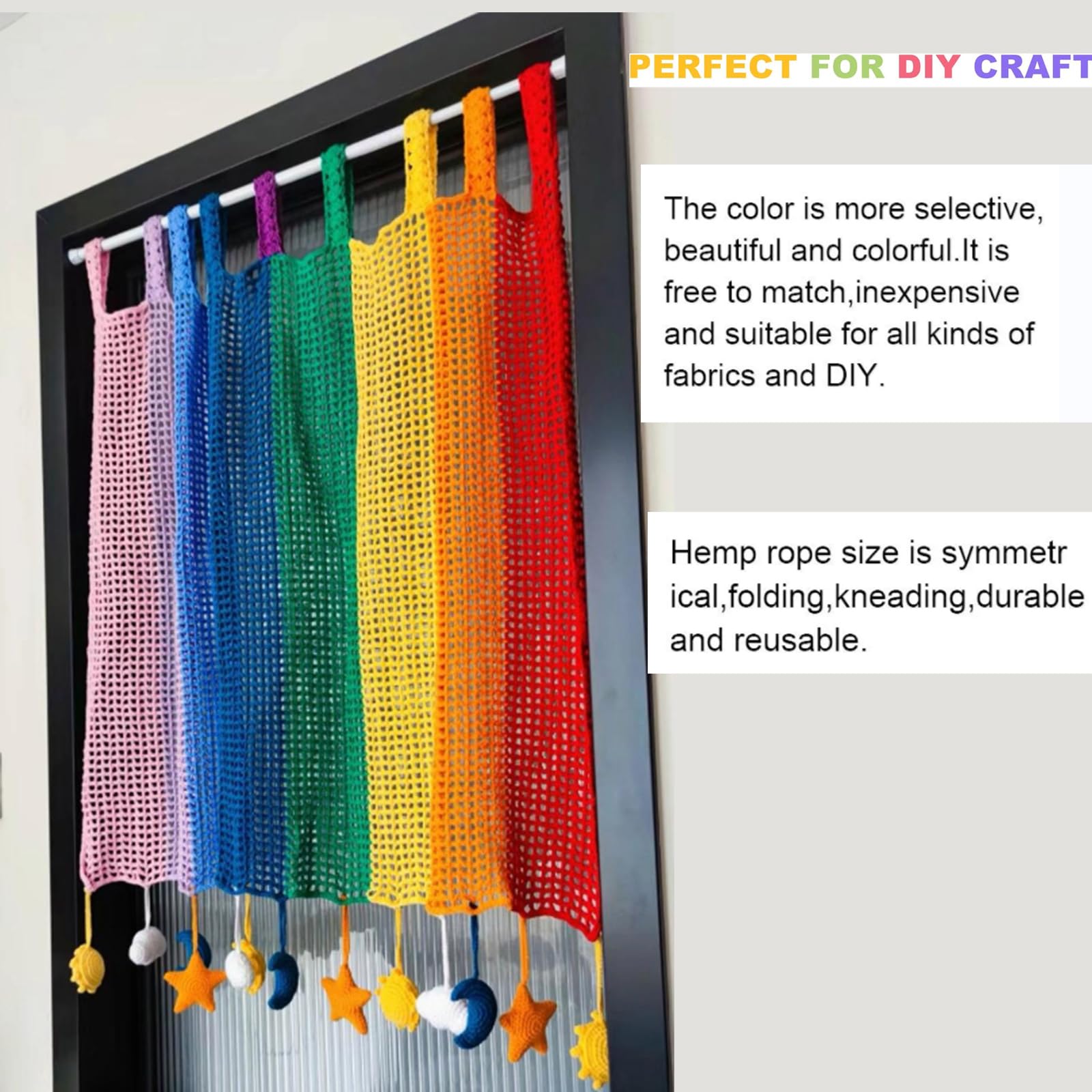 YiYFiT Colorful Jute Twine - Image 3