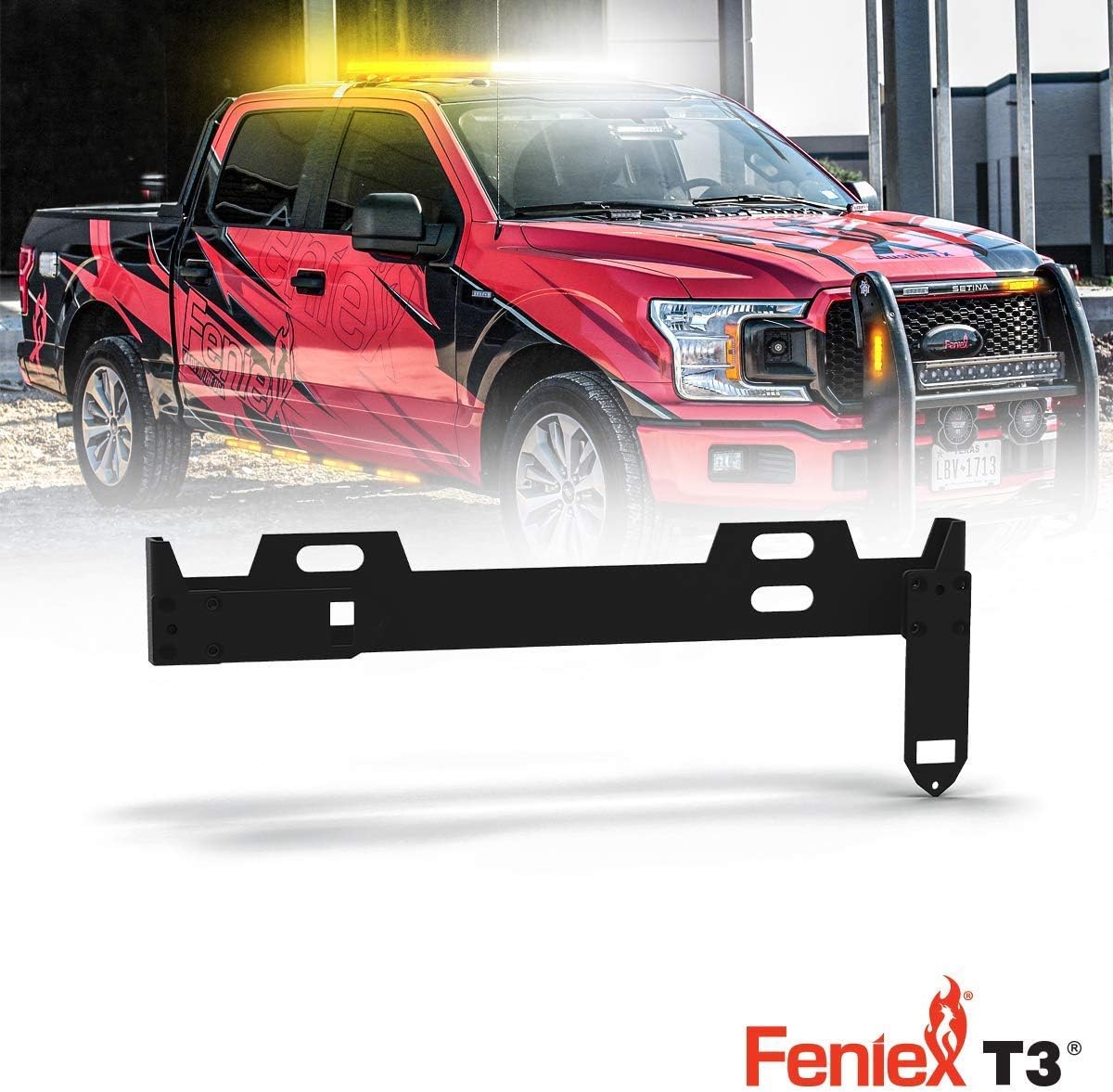 Feniex IndustriesOfficial Manufacturer Cobra T3 Surface Mount Bracket License Plate T3BracketParent
