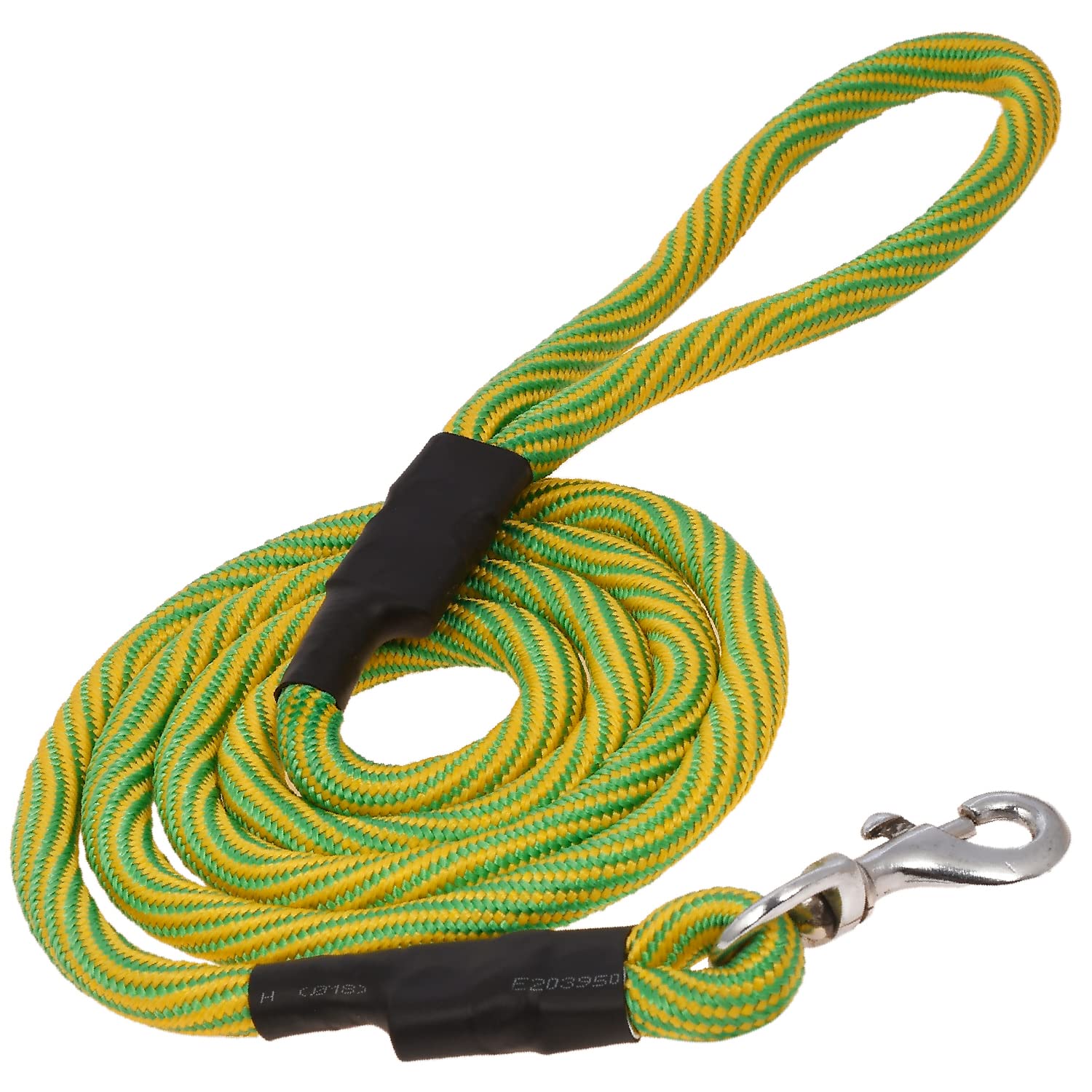 Petyantra Dog Leash Lead, Heavy Duty 12 mm x 5 FT Comfortable Strong Rope Slip Leash for Large, Medium & Small Dogs No Pulling Pet Training Leash with Reflective Threads (Yellow) (B0B34Y49PC) Amazon Price History, Amazon Price Tracker