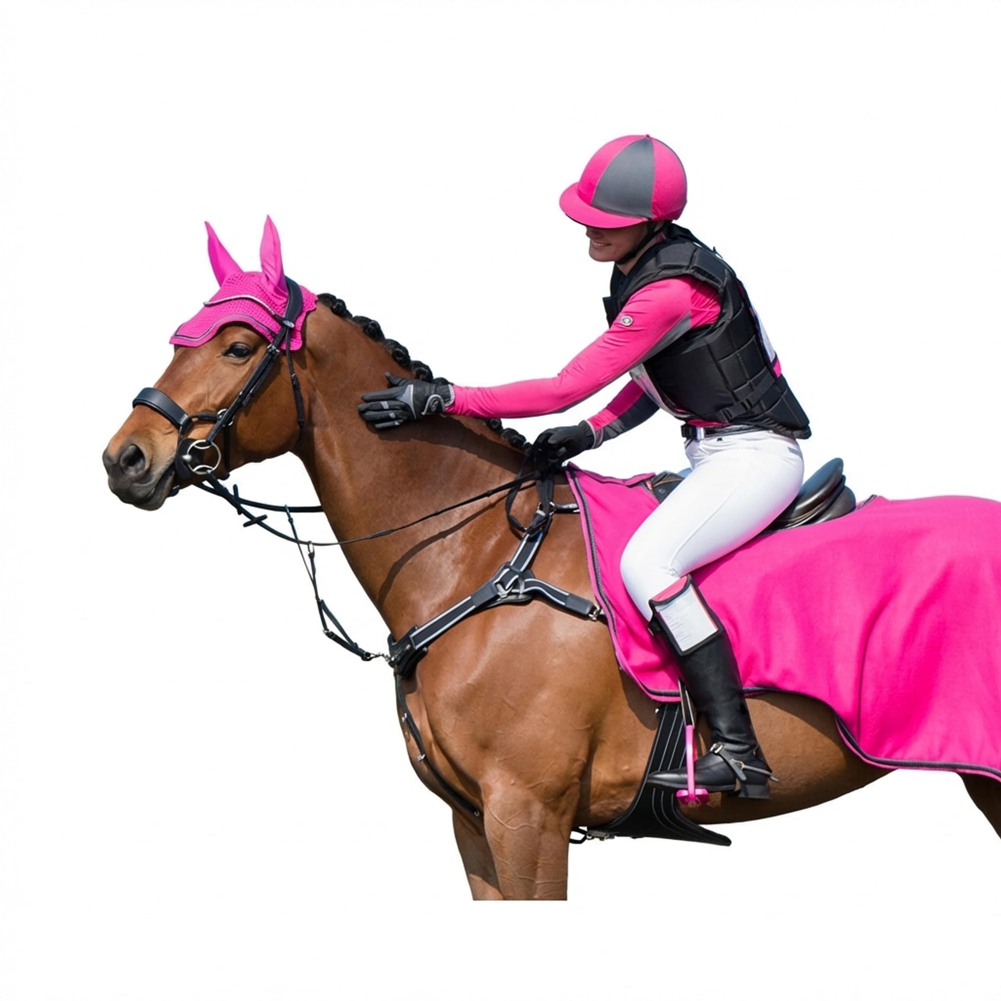 ARBO-INOX Stollenschutzgurt anatomischer Sattelgurt – Bauchschutz beim Reiten – Leder mit Elastikeinsätzen | 105-135 cm Längen | Braun oder Schwarz