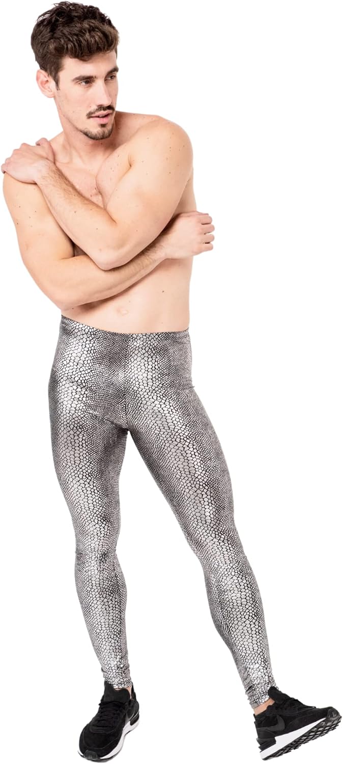 Kapow Meggings Metallic & Special Material Men's Leggings - Image 2