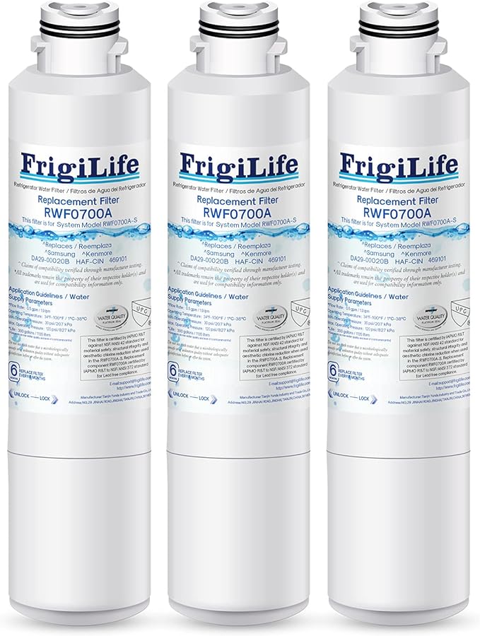 FrigiLife DA2900020B Refrigerator Water Filter Replacement for Samsung