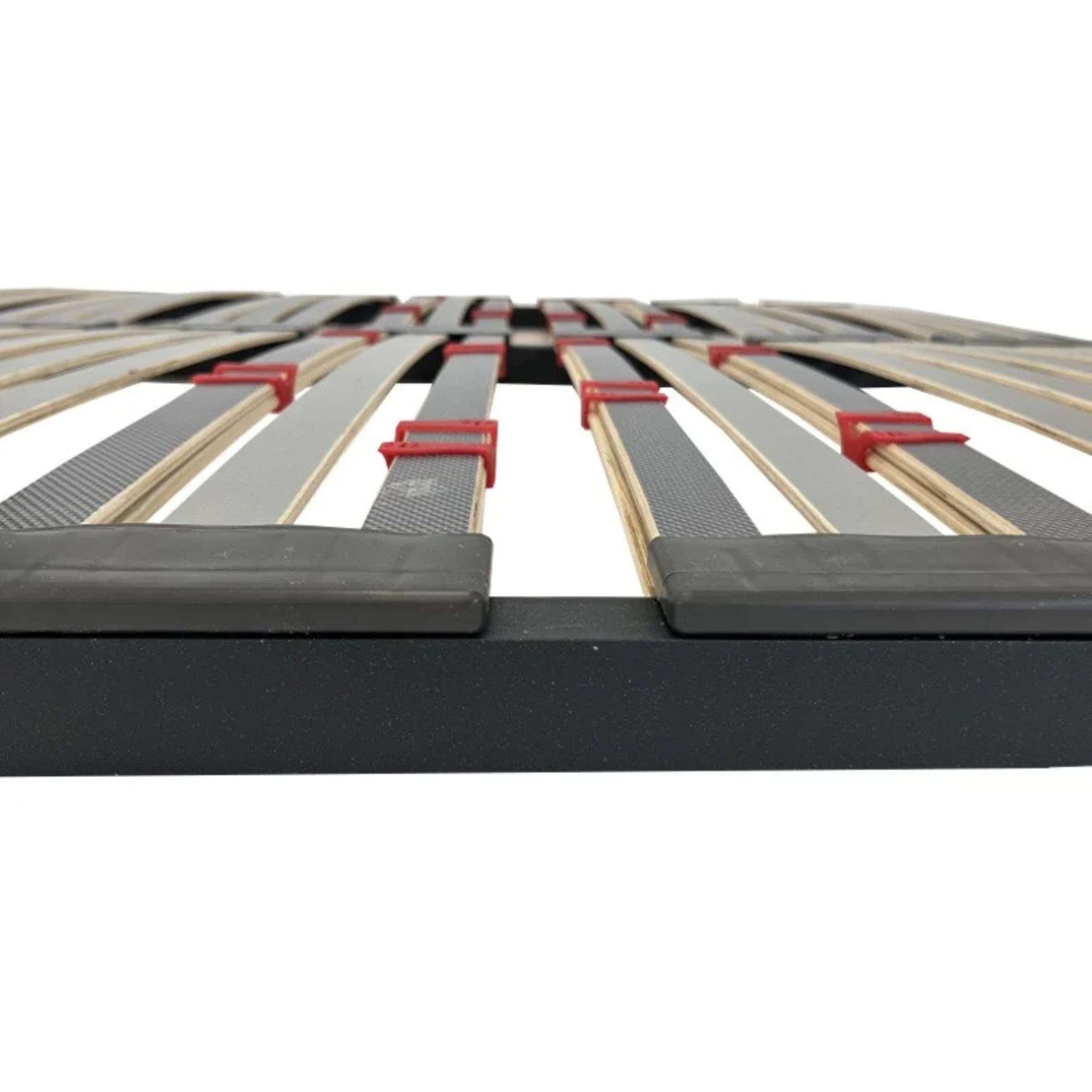 Miroytengo Somier XL 180x190 cm multiláminas Tubo 40x30 mm láminas de Haya con Pletina de Unión y 8 Patas
